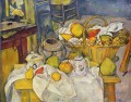 Nature morte avec panier Paul Cézanne